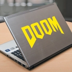 Наклейка на ноутбук DOOM
