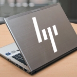 Наклейка на ноутбук HP Logo