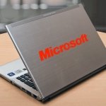 Наклейка на ноутбук Microsoft