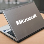 Наклейка на ноутбук Microsoft
