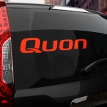 Наклейка Nissan Quon