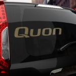 Наклейка Nissan Quon