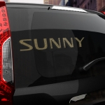 Наклейка Nissan SUNNY