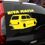 Наклейка НИВА МАФИЯ