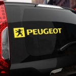 Наклейка Peugeot logo
