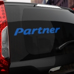 Наклейка Peugeot Partner