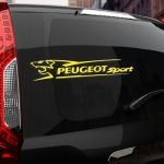 Наклейка Peugeot Sport