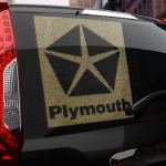 Наклейка Plymouth logo