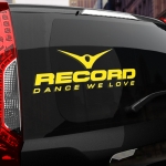 Наклейка радио рекорд