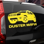 Наклейка RENAULT DUSTER МАФИЯ