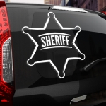 Наклейка Sheriff