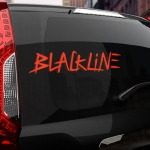Наклейка Skoda Blackline