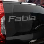 Наклейка SKODA Fabia