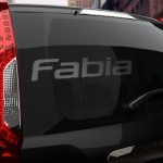 Наклейка SKODA Fabia