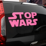 Наклейка STOP WARS