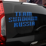 Наклейка Team Sundown Russia