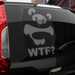 Наклейка винни-пух wtf