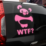 Наклейка винни-пух wtf