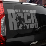 Наклейка We will rock you